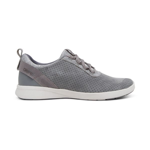 Aetrex Women's Kimmy Arch Support Sneakers Grey Shoes UK 6965-642